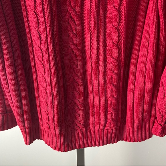 Retreat 100% Cotton Heavy Thick Cable Knit Chunky Sweater Mens XL - Picture 3 of 7